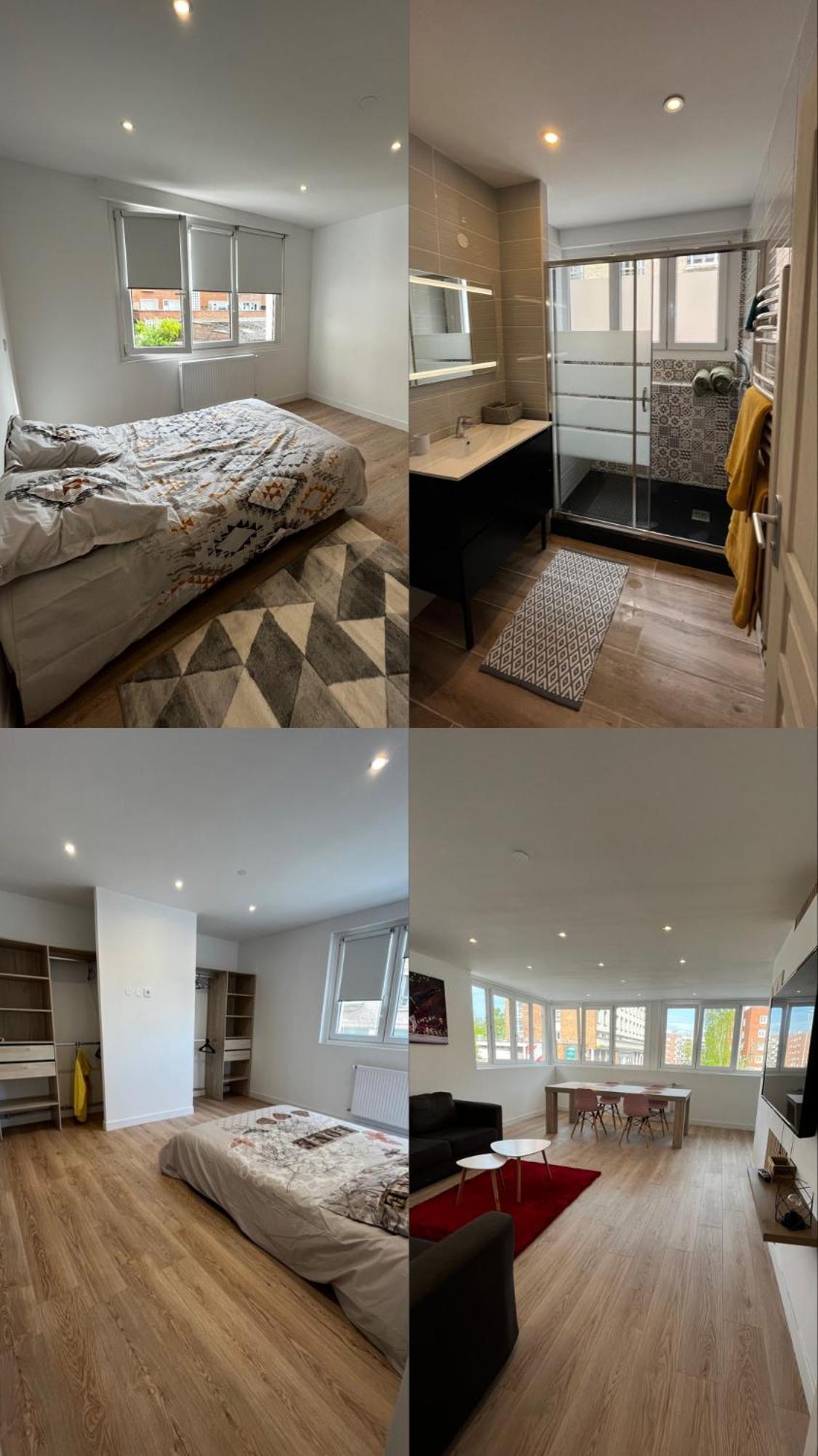 Grande Chambre Dans Loft A Deux Pas De La Plage Dunkirk Eksteriør billede